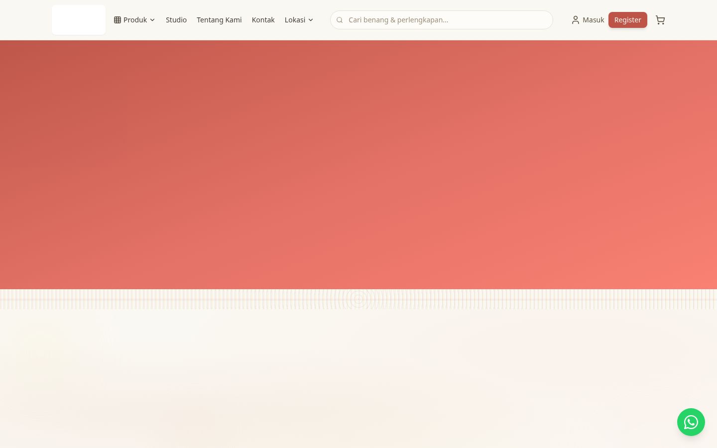 Screenshot Toko Benang Online